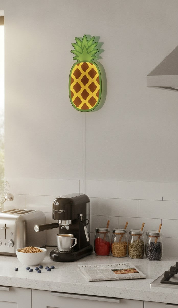 Ananas LED-Lampe in der Küche