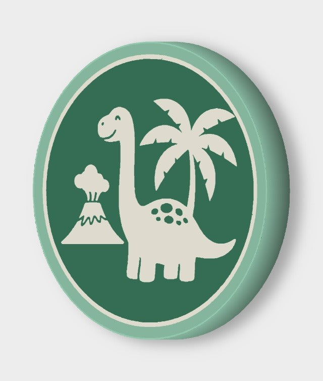 Dino LED-Lampe leuchtend
