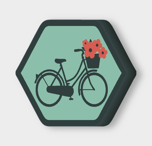 Retro-Fahrrad LED-Lampe leuchtend