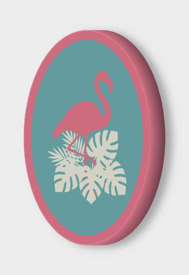 Flamingo LED-Lampe leuchtend