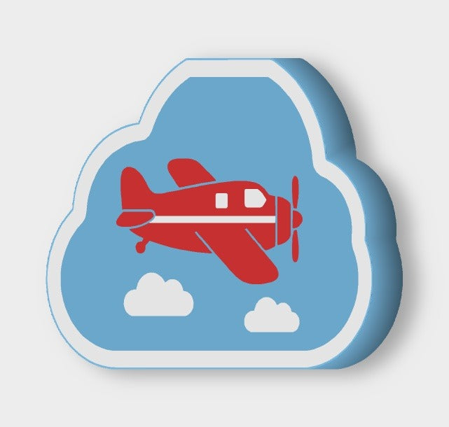 Propellerflugzeug LED-Lampe leuchtend