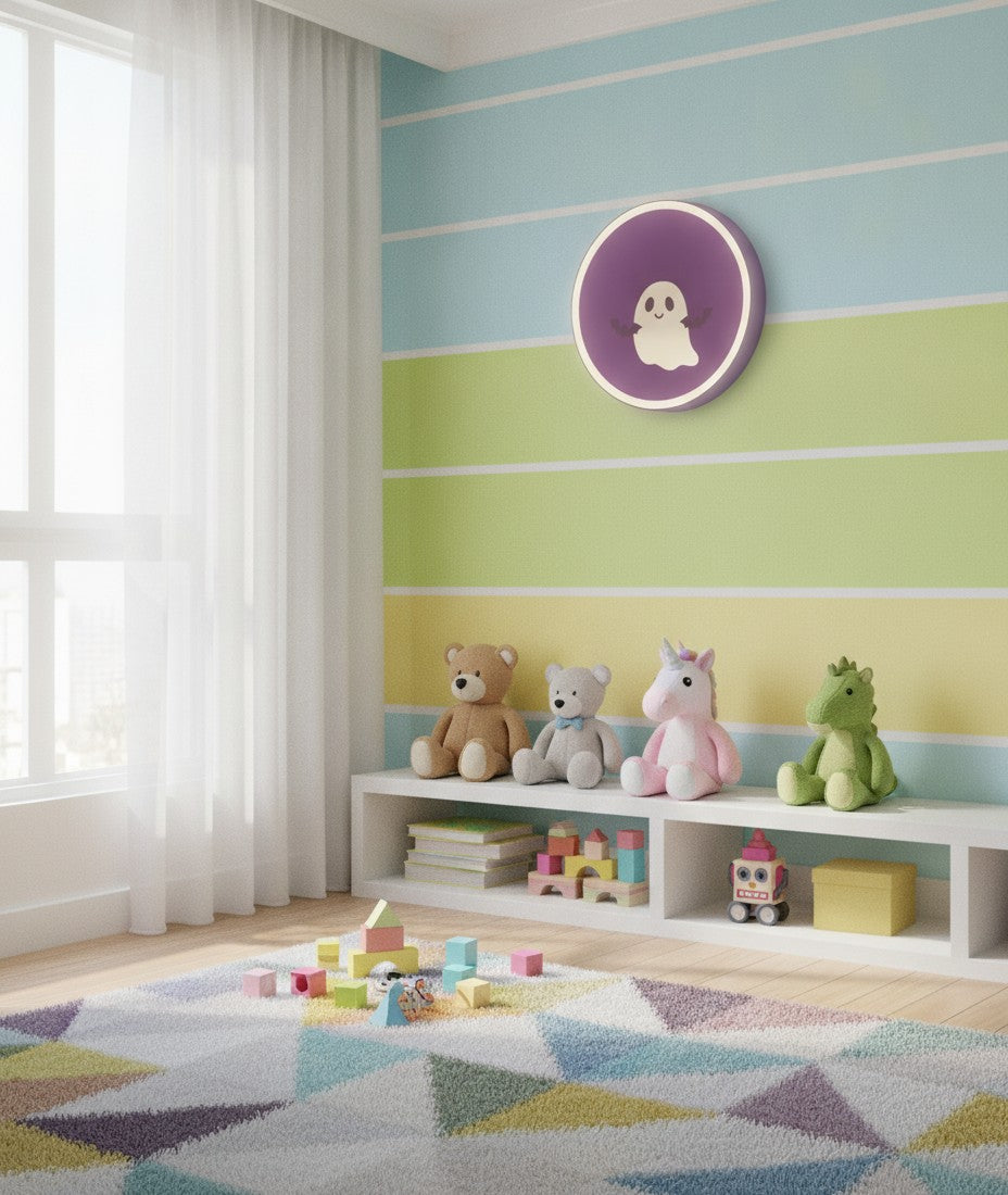 Kleines Gespenst LED-Lampe im Kinderzimmer