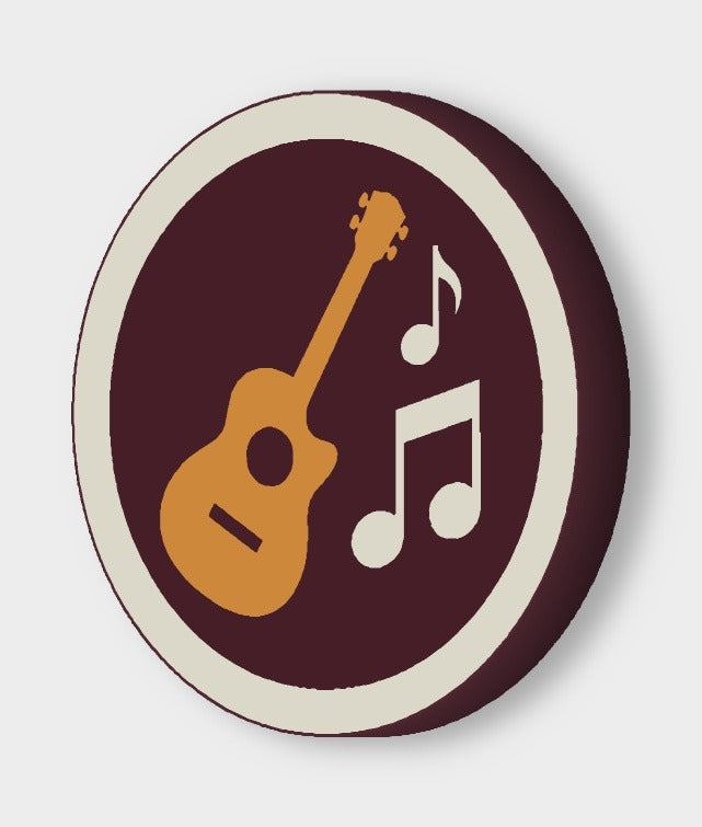 Gitarre LED-Lampe leuchtend