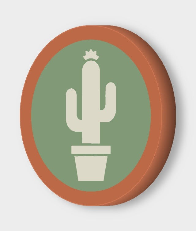 Kaktus LED-Lampe leuchtend