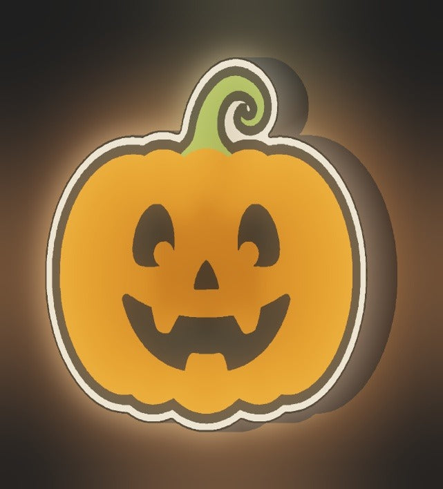 Halloween-Kürbis LED-Lampe leuchtend