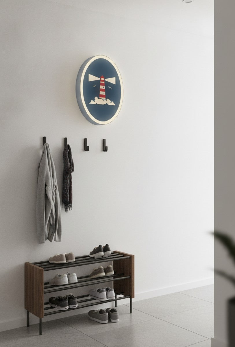 Leuchtturm LED-Lampe im Flur