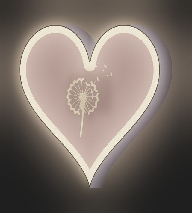 Pusteblume LED-Lampe leuchtend