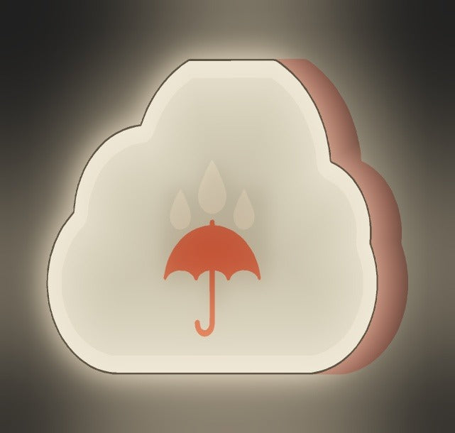 Regenschirm LED-Lampe leuchtend