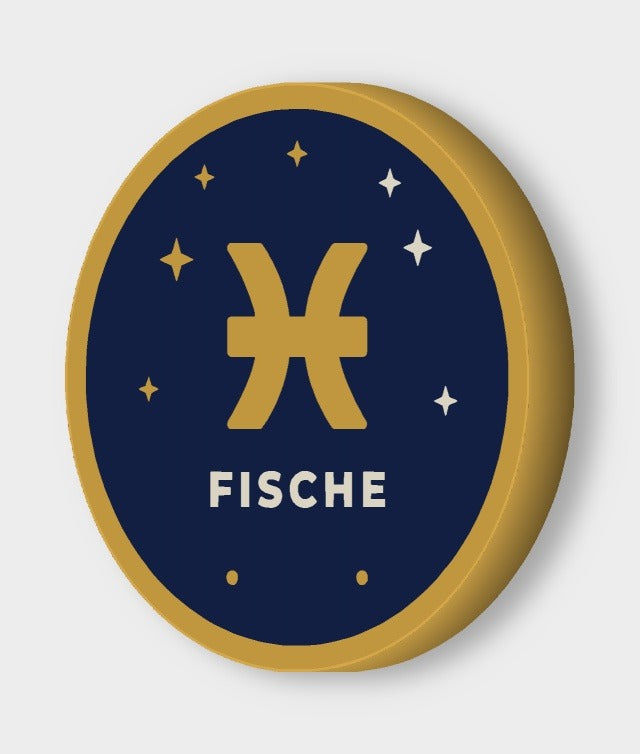 Sternzeichen Fische LED-Lampe leuchtend