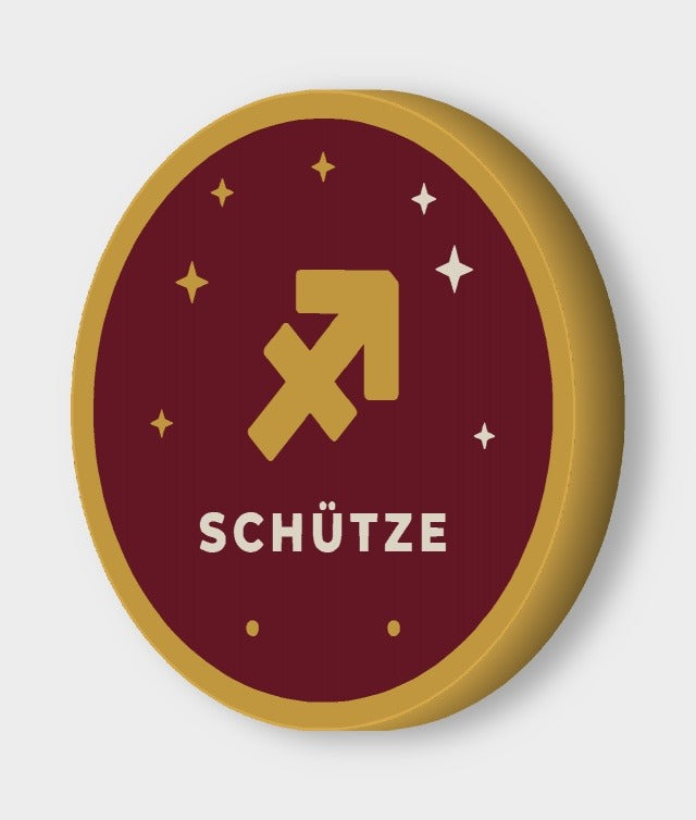 Sternzeichen Schütze LED-Lampe leuchtend