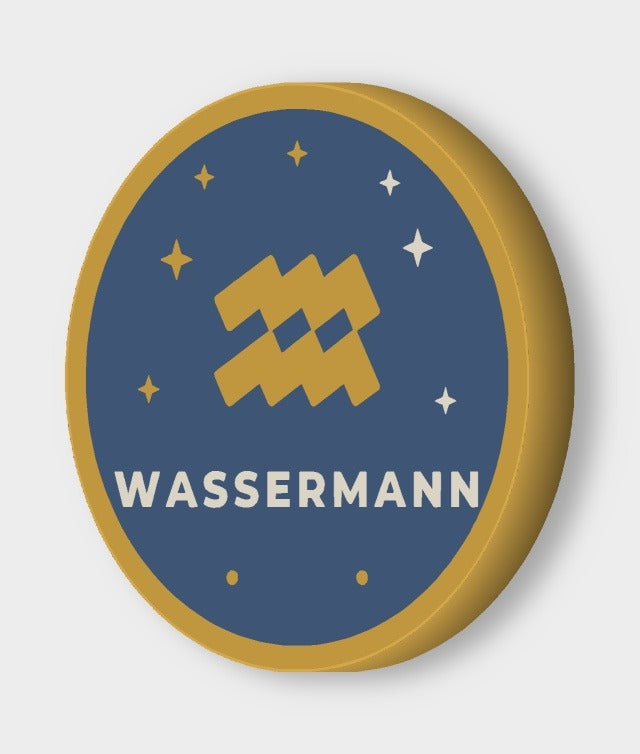 Sternzeichen Wassermann LED-Lampe ausgeschaltet